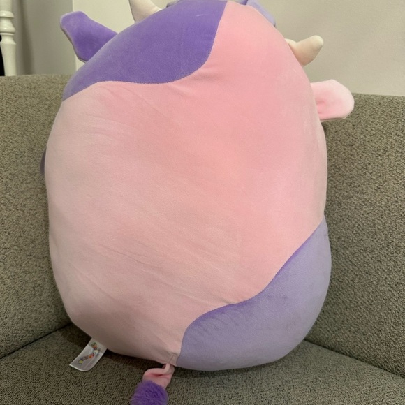 Nwt 16" Patty the Cow Easter Squishmallow Bunny Rabbit ears - Picture 2 of 7